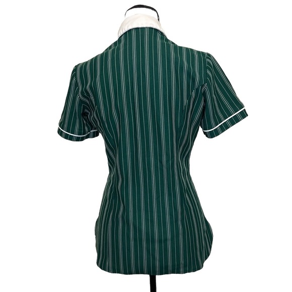 Vintage McDonald's Uniform Top Crest 1983 Size‎ 6 Green USA Made - Picture 2 of 8